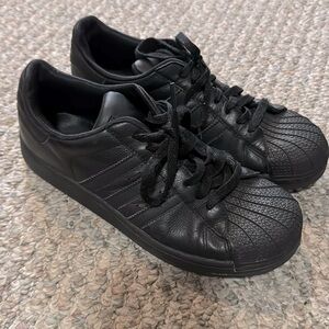 Adidas Shell Top Black Kids Sneakers size 5